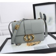 30 MONTAIGNE BAG Grained Calfskin Gray High