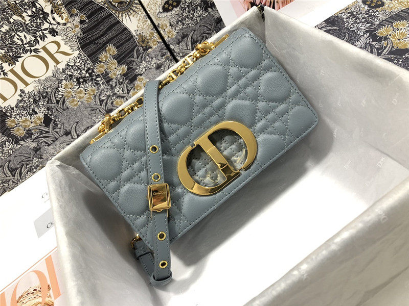 SMALL Dior CARO BAG Supple Cannage Calfskin High