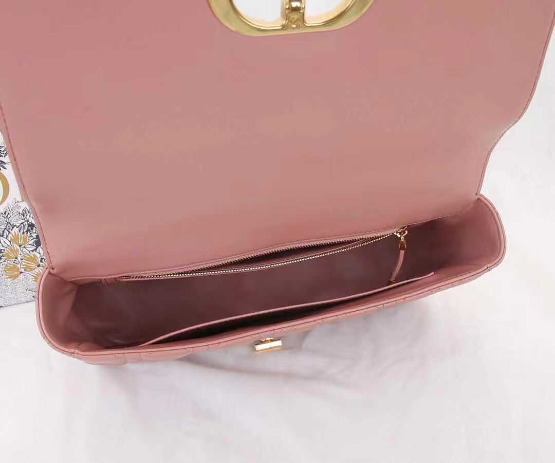 LARGE Dior CARO BAG Supple Cannage Calfskin High