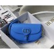 Dior BOBBY EAST-WEST BAG Box Calfskin Blue High