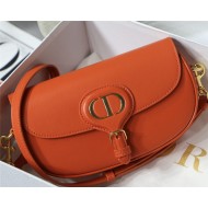 Dior BOBBY EAST-WEST BAG Box Calfskin Orange High