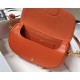 Dior BOBBY EAST-WEST BAG Box Calfskin Orange High