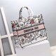 LARGE Dior BOOK TOTE Embroidery High