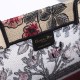 LARGE Dior BOOK TOTE Multicolor Dior Flowers Embroidery High