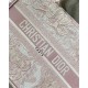 MEDIUM Dior BOOK TOTE Toile de Jouy Embroidery Pink High