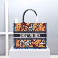 MEDIUM Dior BOOK TOTE Multicolor Dior Paisley Embroidery Blue High