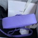 Supermini CLASSIC HANDBAG Grained Calfskin Purple A