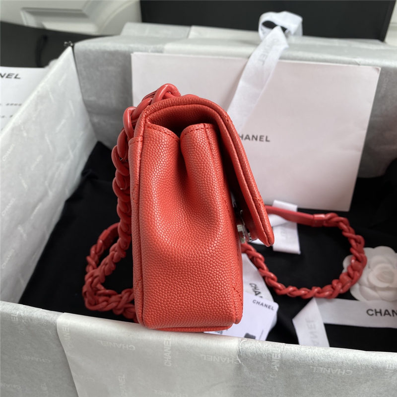 Chanel Small Flap Bag Red High