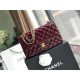 Medium CLASSIC HANDBAG Patent Leather Gold Metal Burgundy A