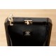 Chanel EVENING BAG Lambskin Plexi & Gold-Tone Metal High