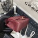 Mini CLASSIC HANDBAG Lambskin Gold Metal Burgundy B