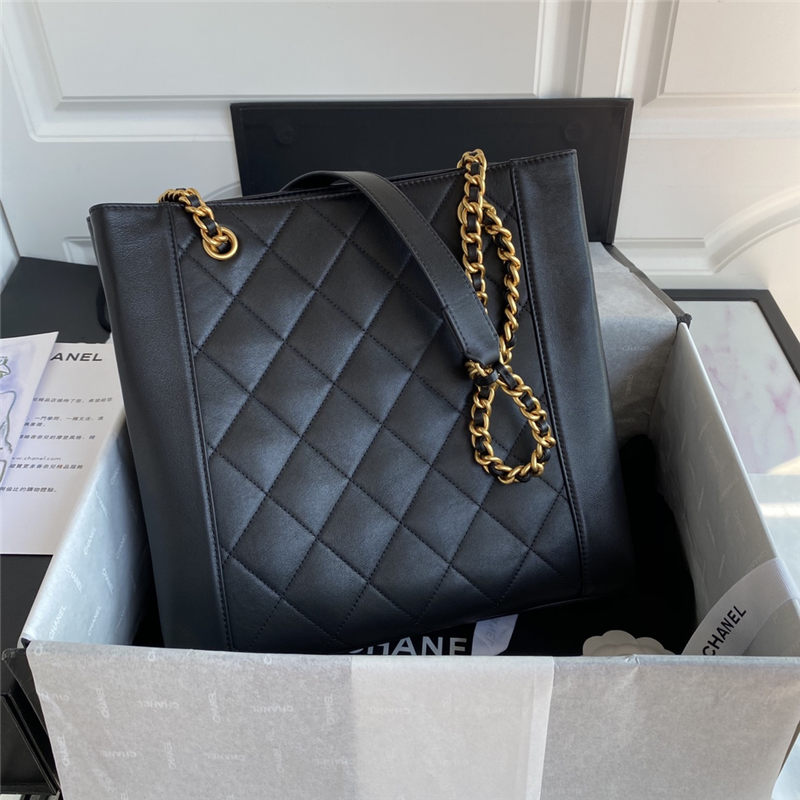 Chanel Small Shopping Bag Black High