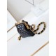 Chanel CLUTCH WITH CHAIN AP4028 Lambskin & Gold-Tone Metal Black A