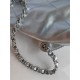 Chanel 22 BACKPACK Shiny Calfskin & Silver-Tone Metal AS3313 Silver High