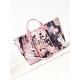 LARGE SHOPPING BAG A66941 Multicolour Pink High