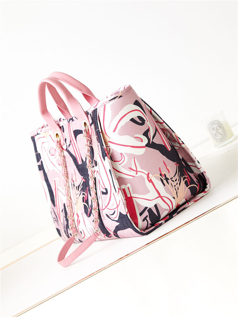 LARGE SHOPPING BAG A66941 Multicolour Pink High