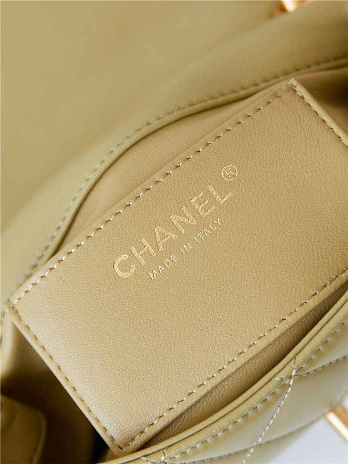 Chanel MINI FLAP BAG AS4165 Lambskin & Ash-Wood Green High