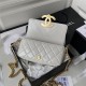 Chanel FLAP PHONE HOLDER WITH CHAIN Shiny Lambskin & Gold-Tone Metal AP3207 White A