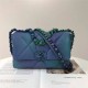 Chanel 19 FLAP BAG Tie and Dye Calfskin & Lacquered Metal High