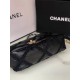 LARGE Chanel 19 Flap Bag Calfskin Crochet Black High