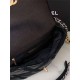 LARGE Chanel 19 Flap Bag Calfskin Crochet Black High