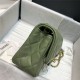 Mini FLAP BAG Lambskin Gold-Metal AS1787 Green A