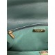 Large Chanel 19 Flap Bag Goatskin/Lambskin Ocean Blue High