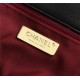 Maxi Chanel 19 Flap Bag Goatskin/Lambskin Black High