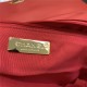 Maxi Chanel 19 Flap Bag Goatskin/Lambskin Red High