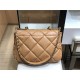 Maxi Chanel 19 Flap Bag Goatskin/Lambskin Camel High