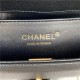 Chanel SMALL BOY Chanel MESSENGER BAG Grained Calfskin & Gold-Tone Metal AS3350 Black A