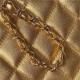 Chanel STAR HANDBAG Metallic Lambskin & Gold-Tone Metal AS4579 Gold A