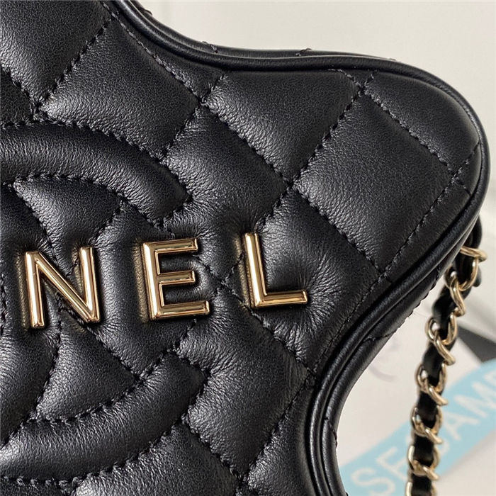 Chanel STAR HANDBAG Lambskin & Gold-Tone Metal AS4579 Black A