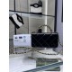 Chanel FLAP PHONE HOLDER WITH CHAIN AP4167 Shiny Lambskin & Gold-Tone Metal Black High