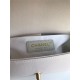 SMALL BOY Chanel HANDBAG Grained Calfskin White High