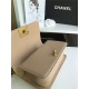 SMALL BOY Chanel HANDBAG Lambskin Beige High