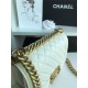 SMALL BOY Chanel HANDBAG Lambskin White High