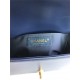 SMALL BOY Chanel HANDBAG Lambskin Navy Blue High