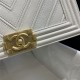 BOY Chanel HANDBAG Chevrons Pattern Calfskin White A