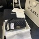 BOY Chanel HANDBAG Grained Calfskin & Silver Metal Black A