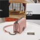 BOY Chanel HANDBAG Chevrons Pattern Grained Calfskin Pink B