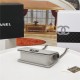 BOY Chanel HANDBAG Chevrons Pattern Grained Calfskin Grey B