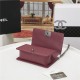 BOY Chanel HANDBAG Chevrons Pattern Grained Calfskin Burgundy B