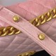 Chanel SMALL BOY Chanel MESSENGER BAG Velvet & Gold-Tone Metal AS3350 Pink A