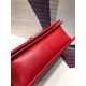 BOY Chanel HANDBAG Chevrons Pattern Lambskin Red B