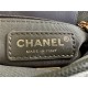 Chanel SMALL FLAP BAG WITH TOP HANDLE Grained Calfskin & Gold-Tone Metal AS3652 Green A