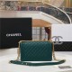 BOY Chanel HANDBAG Lambskin Dark Green B