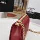 BOY Chanel HANDBAG Lambskin Red B