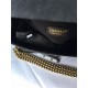 MAXI BOY Chanel HANDBAG Grained Calfskin Black High