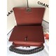 MAXI BOY Chanel HANDBAG Grained Calfskin Burgundy High